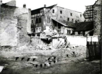 Stadtarchiv Weimar, 60 10-5/19, Blick in die Kleine Kirchgasse, ohne Datum