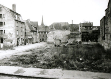 Stadtarchiv Weimar, 60 10-5/19, Blick in die Kleine Kirchgasse , 1983