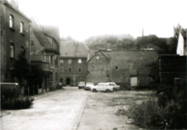 Stadtarchiv Weimar, 60 10-5/19, Blick in die Kleine Kirchgasse , ohne Datum