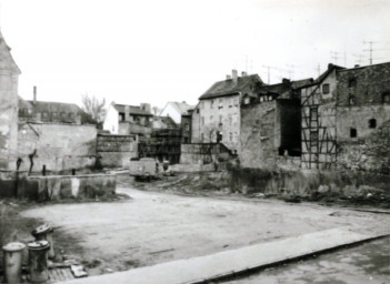 Stadtarchiv Weimar, 60 10-5/19, Blick in die Kleine Kirchgasse , ohne Datum