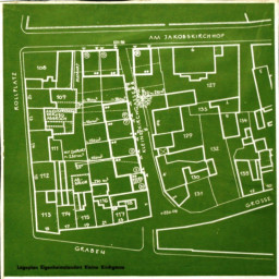 Stadtarchiv Weimar, 60 10-5/19, »Lageplan Eigenheimstandort Kleine Kirchgasse«, ohne Datum