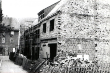 Stadtarchiv Weimar, 60 10-5/19, Blick in die Kleine Kirchgasse , 1986