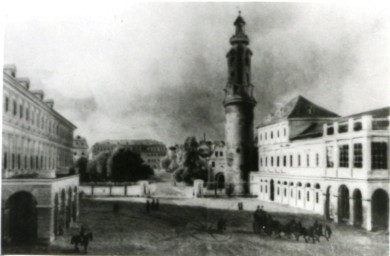 Stadtarchiv Weimar, 60 10-5/2, Blick auf den Schlosshof, wohl 1880