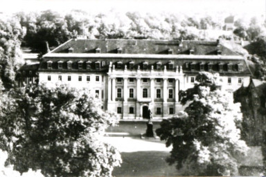 Stadtarchiv Weimar, 60 10-5/2, Blick vom Schlossturm auf den Fürstenplatz, ohne Datum