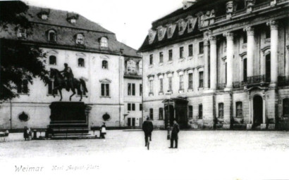 Stadtarchiv Weimar, 60 10-5/2, Blick auf den Fürstenplatz, ohne Datum