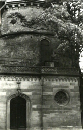 Stadtarchiv Weimar, 60 10-5/2, Eingang in den Bibliotheksturm, ohne Datum