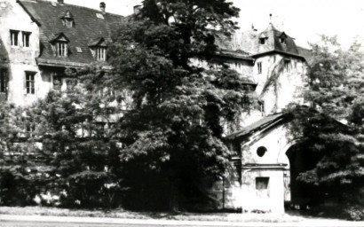 Stadtarchiv Weimar, 60 10-5/2, Blick vom Fürstenplatz zum Roten Schloss, ohne Datum