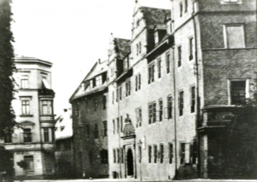 Stadtarchiv Weimar, 60 10-5/2, Blick in die Kollegiengasse, wohl 1900