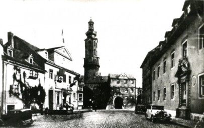 Stadtarchiv Weimar, 60 10-5/2, Blick auf den Grünen Markt, wohl 1935