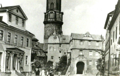 Stadtarchiv Weimar, 60 10-5/2, Blick auf den Grünen Markt, um 1908