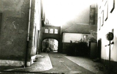 Stadtarchiv Weimar, 60 10-5/2, Blick in die Kollegiengasse, nach 1945