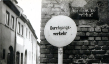 Stadtarchiv Weimar, 60 10-5/20, Straßenschild "Am Jakobskirchhof ", ohne Datum