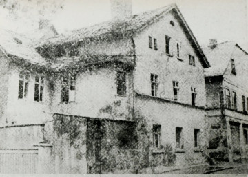 Stadtarchiv Weimar, 60 10-5/20, Blick auf das Gebäude Am Jakobskirchhof 11 / Ecke Kleine Kirchgasse, ohne Datum