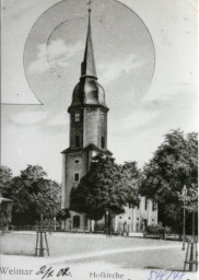 Stadtarchiv Weimar, 60 10-5/20, Weimar Hofkirche, um 1902