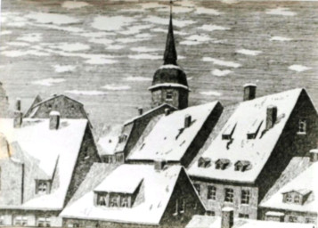 Stadtarchiv Weimar, 60 10-5/20, Blick vom Graben auf die Jakobskirche, ohne Datum