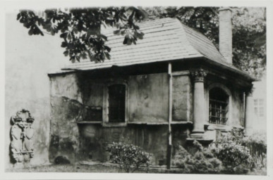 Stadtarchiv Weimar, 60 10-5/20, Blick auf die Sakristei der Jakobskirche, ohne Datum