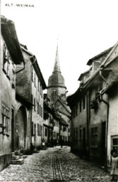 Stadtarchiv Weimar, 60 10-5/20, Blick in die Friedensgasse, um 1900