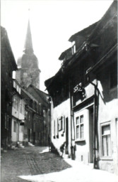 Stadtarchiv Weimar, 60 10-5/20, Blick in die Friedensgasse, um 1920