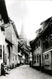 Stadtarchiv Weimar, 60 10-5/20, Blick in die Friedensgasse, ohne Datum