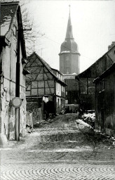 Stadtarchiv Weimar, 60 10-5/20, Blick von der Friedensstraße in die Friedensgasse, ohne Datum