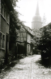 Stadtarchiv Weimar, 60 10-5/20, Blick in die Friedensgasse, ohne Datum