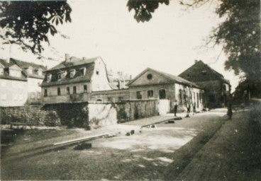 Stadtarchiv Weimar, 60 10-5/20, Blick vom Rollplatz in die Friedensgasse , um 1920