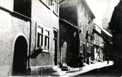 Stadtarchiv Weimar, 60 10-5/20, Blick in die Friedensgasse, um 1920