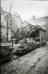 Stadtarchiv Weimar, 60 10-5/20, Blick durch die Friedensgasse zur Friedensstraße, ohne Datum