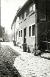 Stadtarchiv Weimar, 60 10-5/20, Blick in die Friedensgasse 6-12, 1988