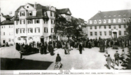 Stadtarchiv Weimar, 60 10-5/20, Kundgebung auf dem Rollplatz , 1930