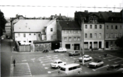 Stadtarchiv Weimar, 60 10-5/20, Blick auf den Rollplatz, 1974