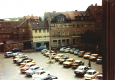 Stadtarchiv Weimar, 60 10-5/20, Blick auf den Rollplatz, 1984