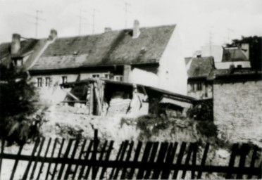 Stadtarchiv Weimar, 60 10-5/20, Blick auf der Baustelle Rollgasse des Abrisses, wohl 1985