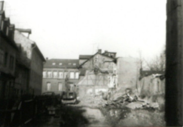 Stadtarchiv Weimar, 60 10-5/20, Blick in die Rollgasse , 1989