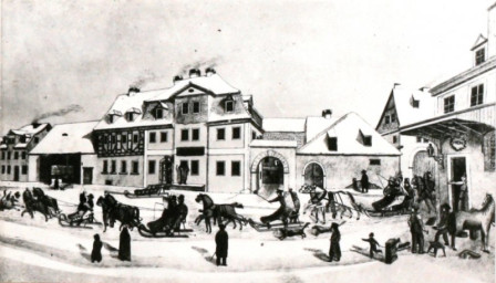 Stadtarchiv Weimar, 60 10-5/21, Jakobsplan im Winter, um 1850