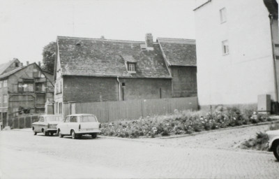 Stadtarchiv Weimar, 60 10-5/21, Blick auf den Jakobsplan/links in die Jakobsstraße, ohne Datum