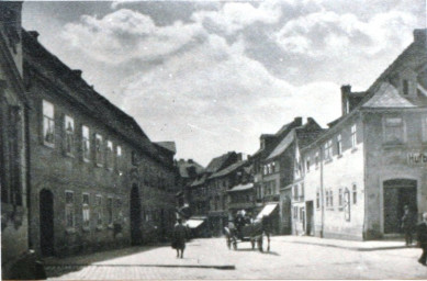 Stadtarchiv Weimar, 60 10-5/21, Jakobsplan, Blick in die Jakobsstraße , um 1900