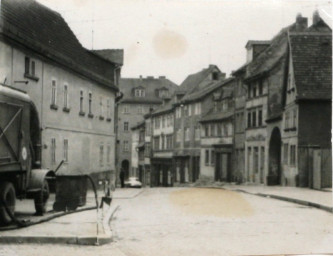 Stadtarchiv Weimar, 60 10-5/21, Blick vom Jakobsplan in die obere Jakobsstraße, 1970