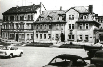 Stadtarchiv Weimar, 60 10-5/21, Blick auf den Jakobsplan Haus Nr. 15a und 16 , ohne Datum