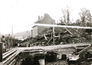 Stadtarchiv Weimar, 60 10-5/21, Blick in die Friedensstraße/rechts Einmündung Jakobsplan, 1969