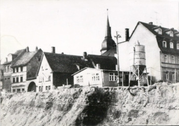 Stadtarchiv Weimar, 60 10-5/21, Blick auf den Jakobsplan/ links Jakobstraße, 1970