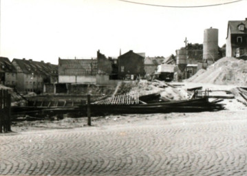 Stadtarchiv Weimar, 60 10-5/21, Blick von der Friedensstraße in den Jakobsplan, ohne Datum