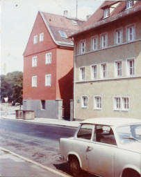 Stadtarchiv Weimar, 60 10-5/21, Blick auf Friedensstraße 40 (Eckgebäude), ohne Datum