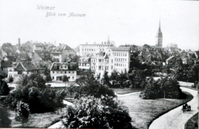 Stadtarchiv Weimar, 60 10-5/22, Weimar, Blick vom Museum, ohne Datum