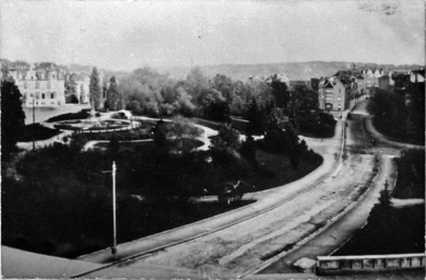 Stadtarchiv Weimar, 60 10-5/22, Blick von der Ettersburgerstraße in die Jakobsstraße, vor 1936