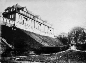 Stadtarchiv Weimar, 60 10-5/22, Blick von der Asbachstraße Richtung »Am Viadukt«, vor 1936