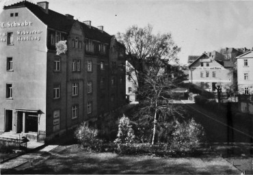 Stadtarchiv Weimar, 60 10-5/22, Blick vom Viadukt in die Asbachstraße, vor 1936