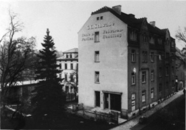 Stadtarchiv Weimar, 60 10-5/22, Blick vom Viadukt in die Asbachstraße , vor 1936