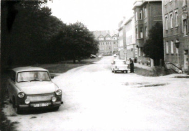 Stadtarchiv Weimar, 60 10-5/22, Blick in die Asbachstraße 10-19b, ohne Datum