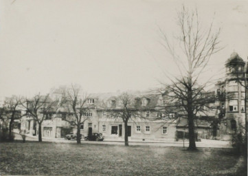 Stadtarchiv Weimar, 60 10-5/22, Blick auf Häuser "Am Goldbrunnen", um 1930